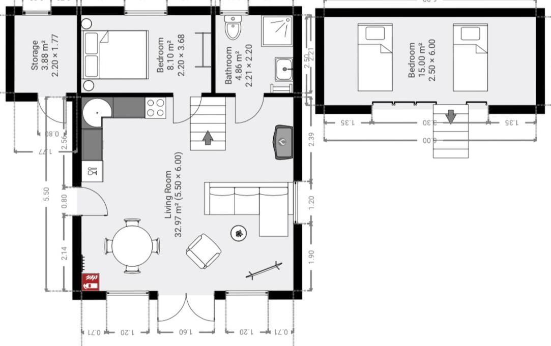 Chalet Met Loft - Vakantiepark De Schreiershoek Dokkum Exteriör bild